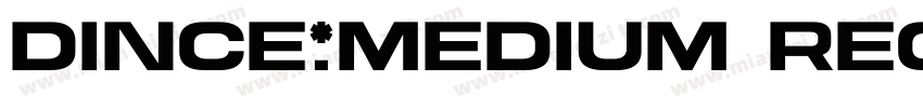 DINCE-Medium Regular字体转换